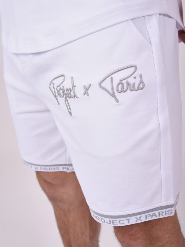 Project X Paris Short Logo Brodé En Relief