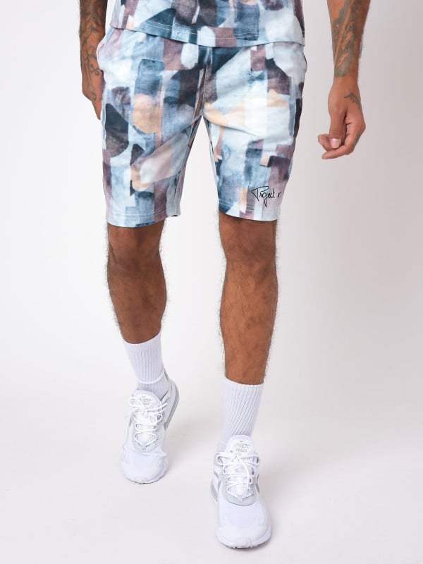 project x paris Short motif abstrait logo