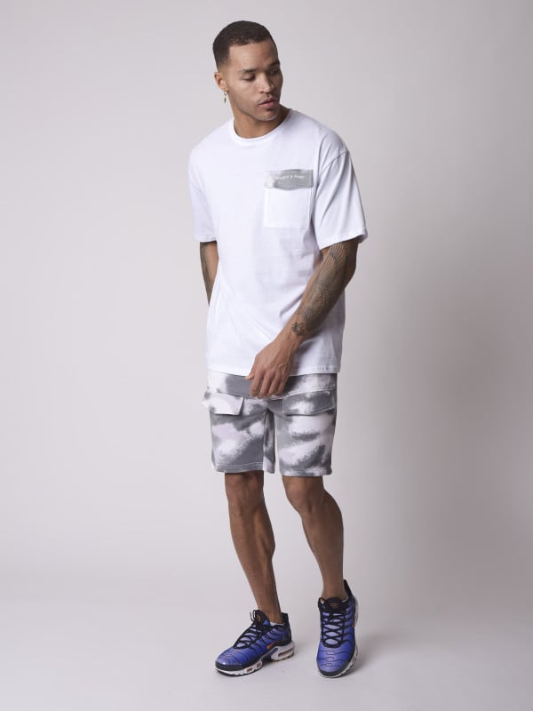 Project X Paris Short Motif Camouflage Abstrait