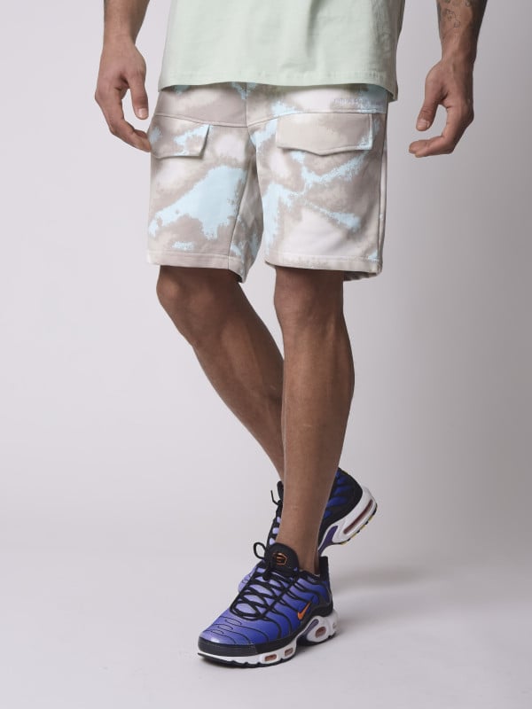 Project X Paris Short Motif Camouflage Abstrait