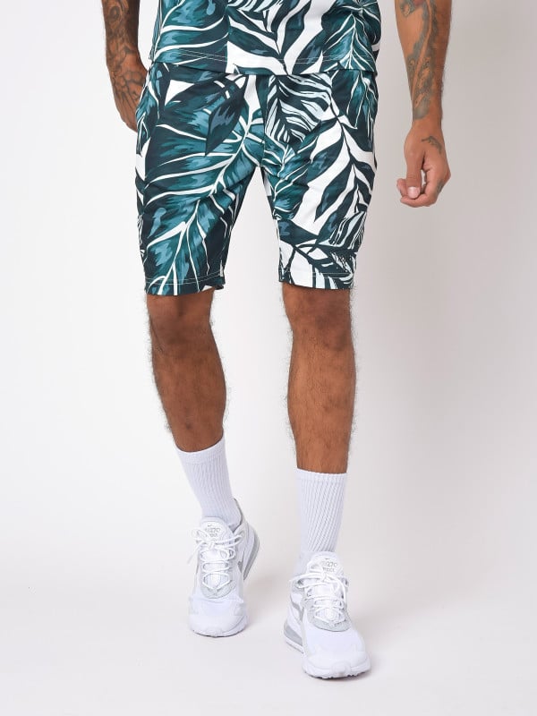 Project X Paris Short Motif Feuille Exotique Logo