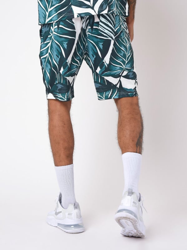 Project X Paris Short Motif Feuille Exotique Logo