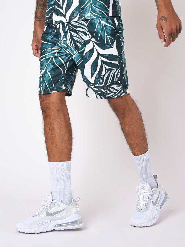 project x paris Short motif feuille exotique logo