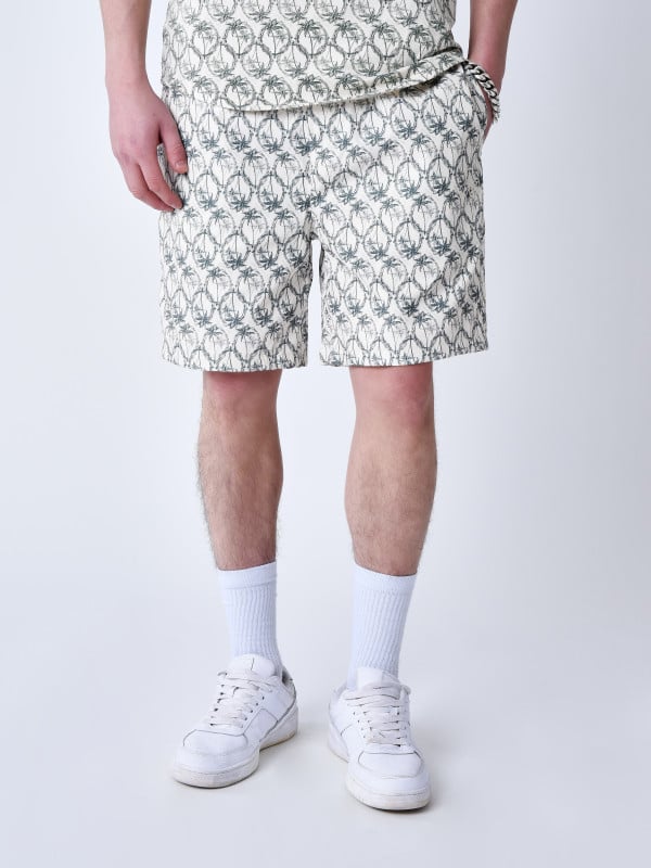 Project X Paris Short Palmier All-Over
