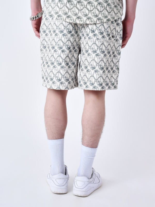 Project X Paris Short Palmier All-Over