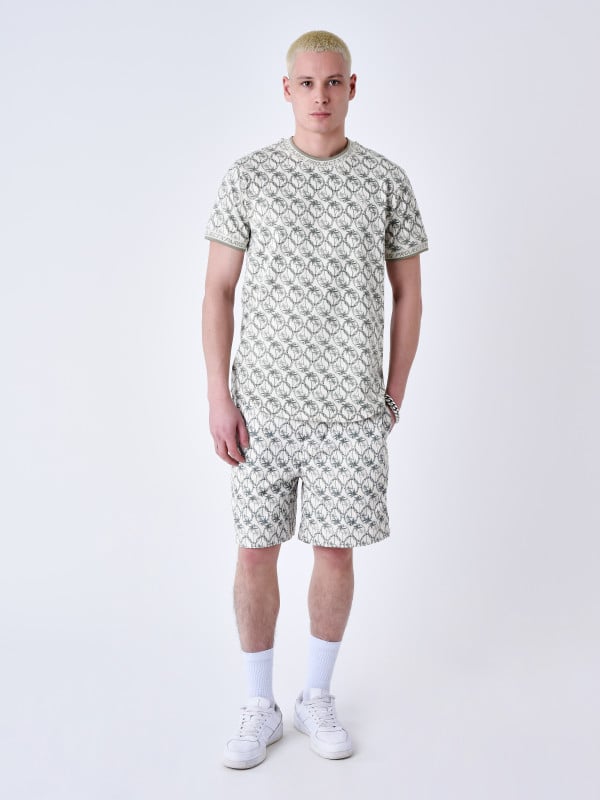 project x paris Short Palmier All-Over