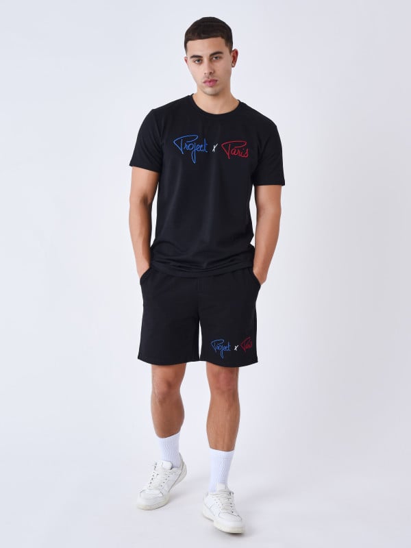 project x paris Short signature Tricolor
