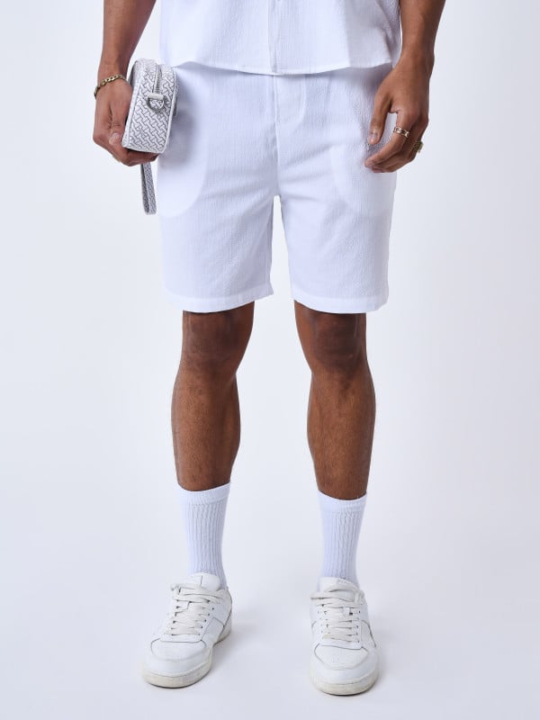 Project X Paris Short Texturé Brodé