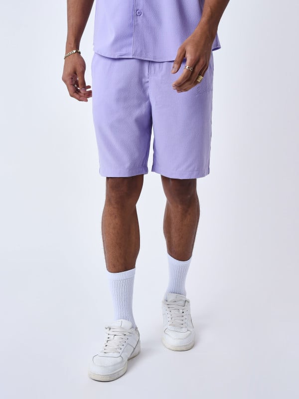 Project X Paris Short Texturé Brodé