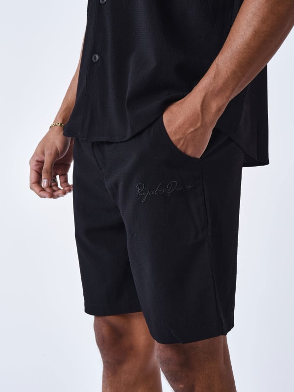 Project X Paris Short Texturé Brodé