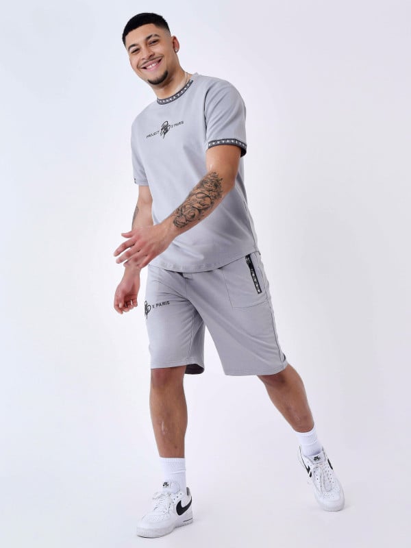 project x paris Short uni avec bande logo