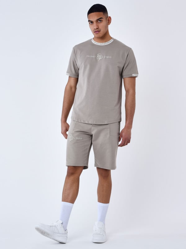 project x paris Short uni avec bande logo