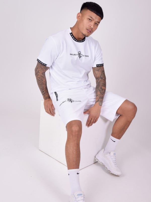 project x paris Short uni avec bande logo