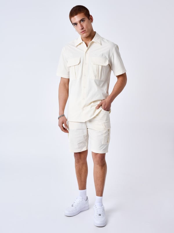 project x paris Short uni texturé