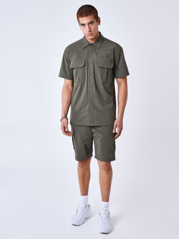 project x paris Short uni texturé