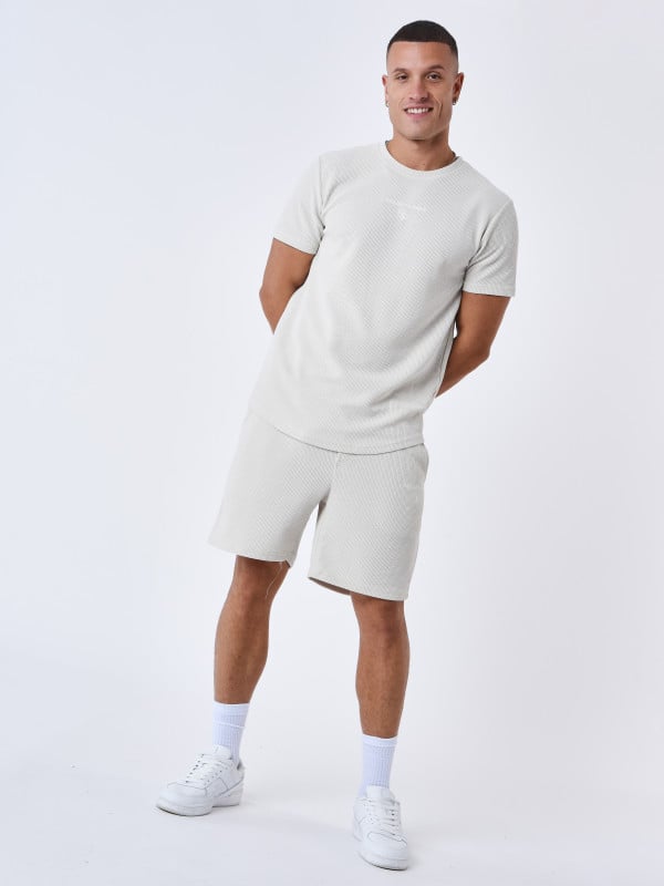 project x paris Short uni texturé