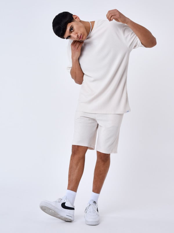 project x paris Short uni texturé
