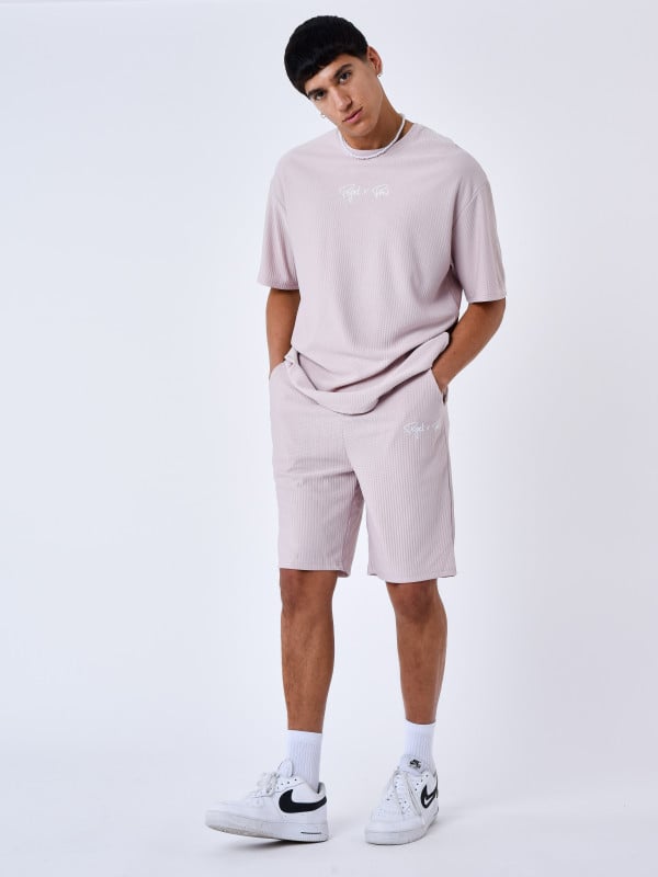 project x paris Short uni texturé