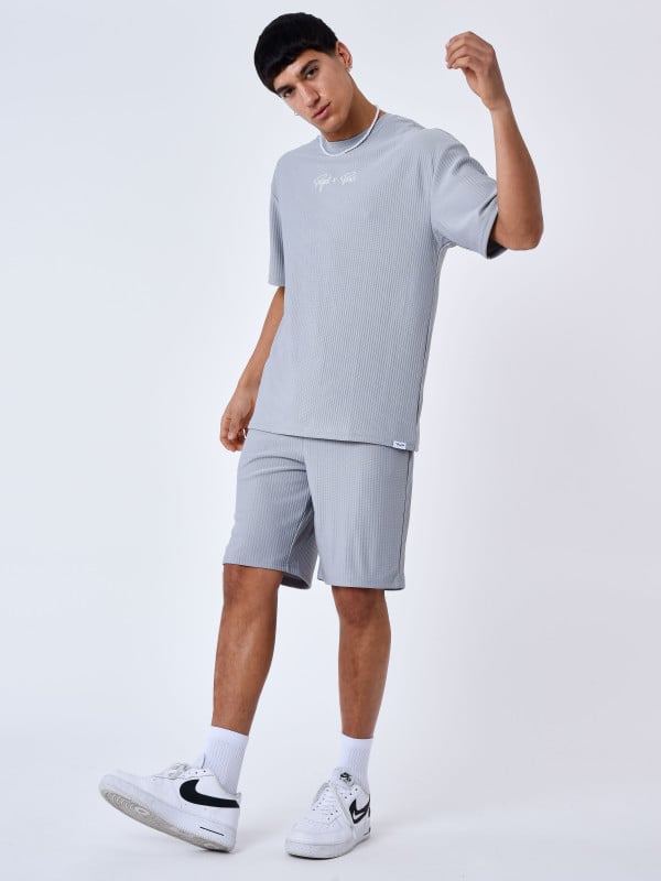project x paris Short uni texturé