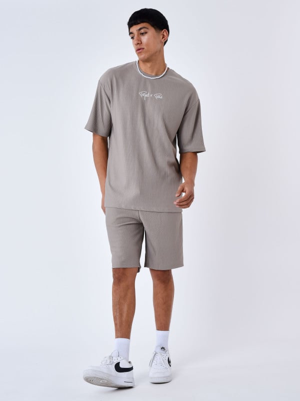 project x paris Short uni texturé