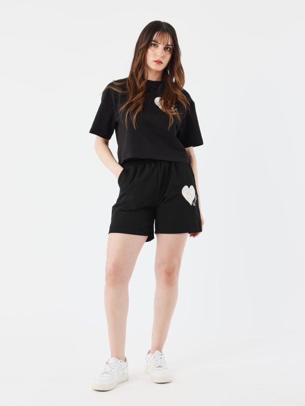 project x paris Short wicker heart