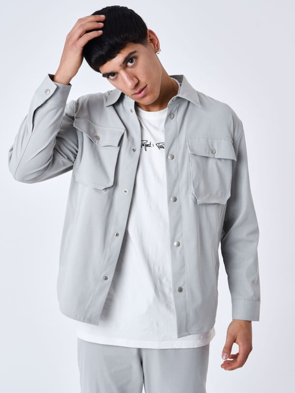 project x paris Surchemise basic à poches