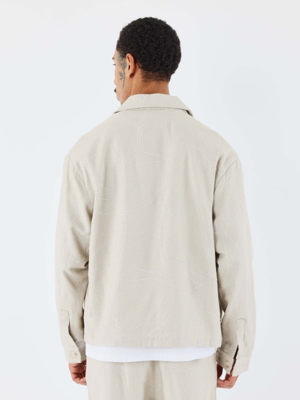 Project X Paris Surchemise Brodé Dune