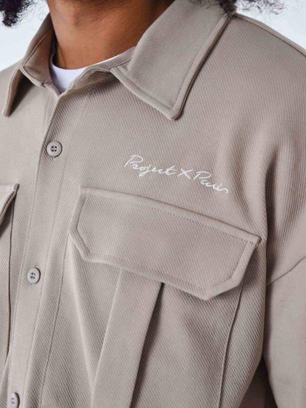 Project X Paris Surchemise Côtelé à Poches