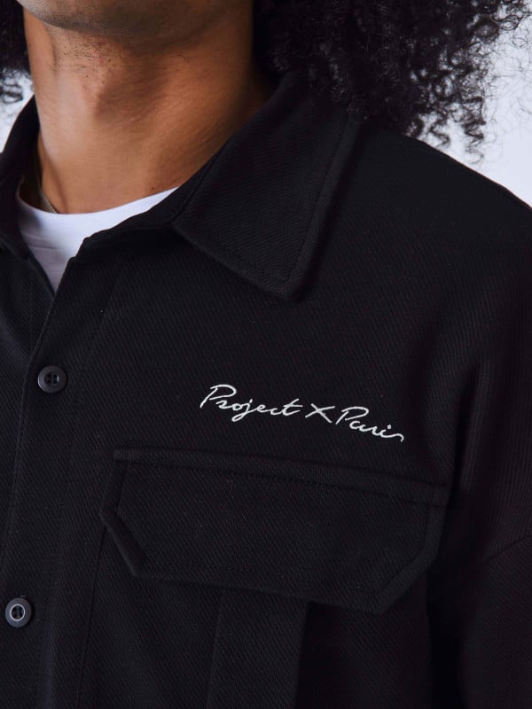 Project X Paris Surchemise Côtelé à Poches