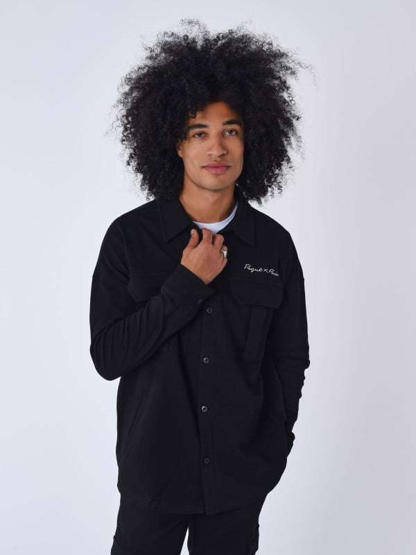 project x paris Surchemise côtelé à poches