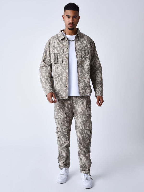 Project X Paris Surchemise Motif Branchage