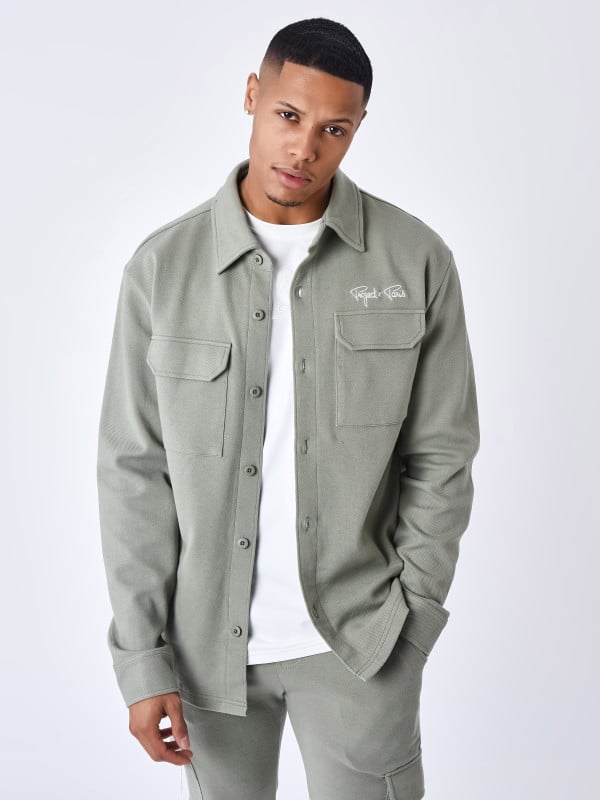 project x paris Surchemise Signature côtelé