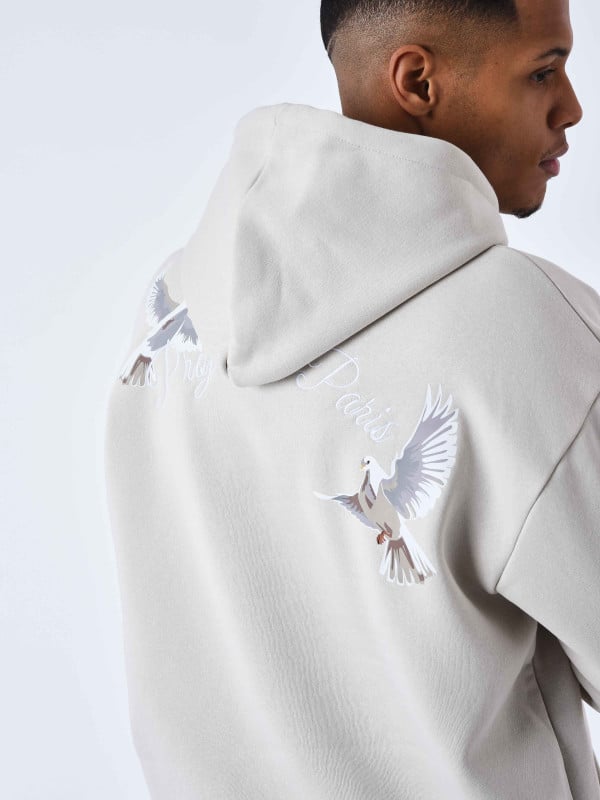 Project X Paris Sweat à Capuche à Motif Colombes