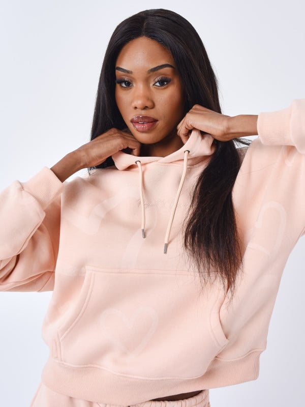 project x paris Sweat à capuche all over Cœur