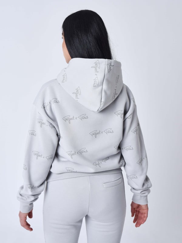 Project X Paris Sweat à Capuche All Over Signature