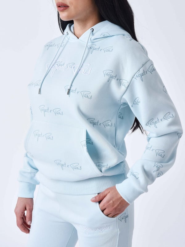 Project X Paris Sweat à Capuche All Over Signature