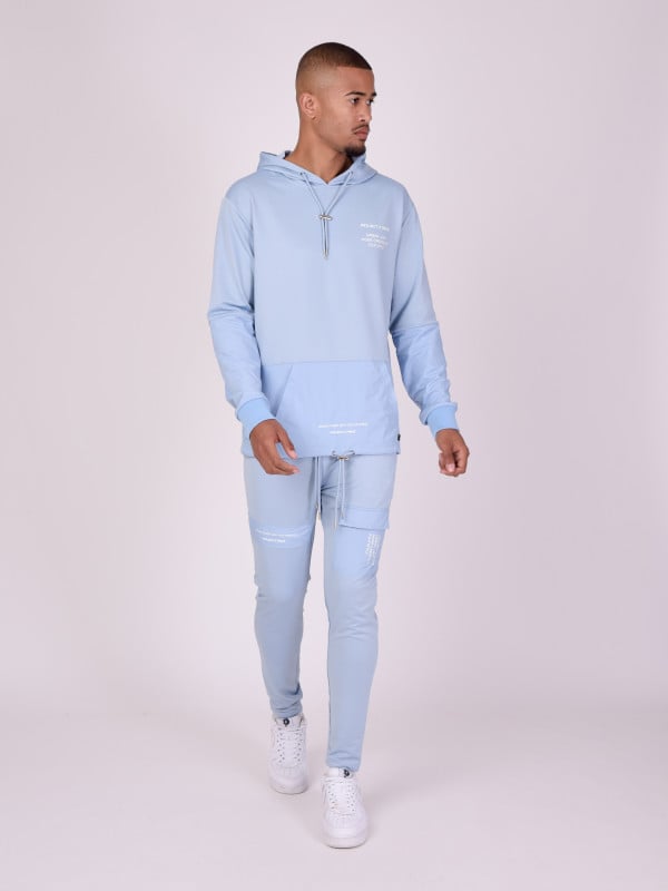 Project X Paris Sweat à Capuche Bi-matière