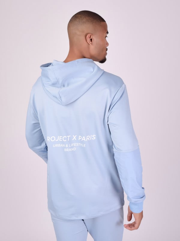 Project X Paris Sweat à Capuche Bi-matière