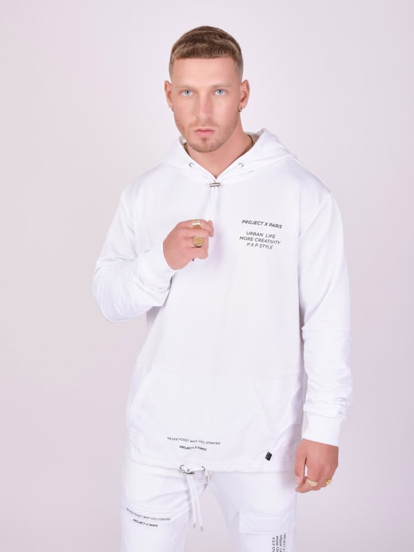 Project X Paris Sweat à Capuche Bi-matière