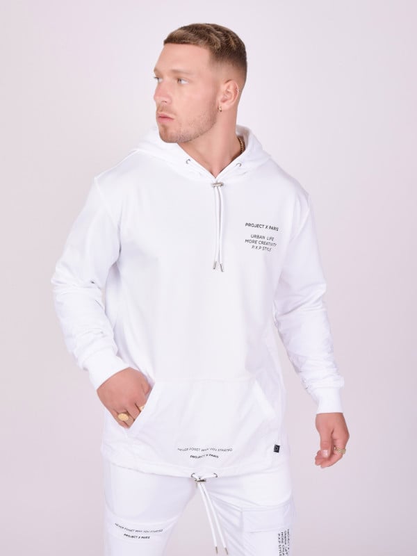 project x paris Sweat à Capuche bi-matière