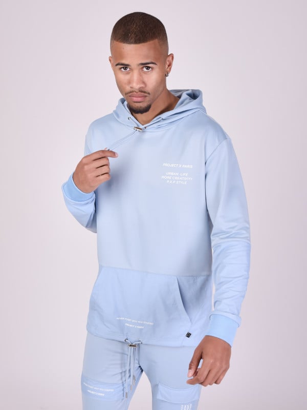project x paris Sweat à Capuche bi-matière