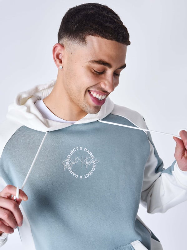 project x paris Sweat à Capuche bicolore