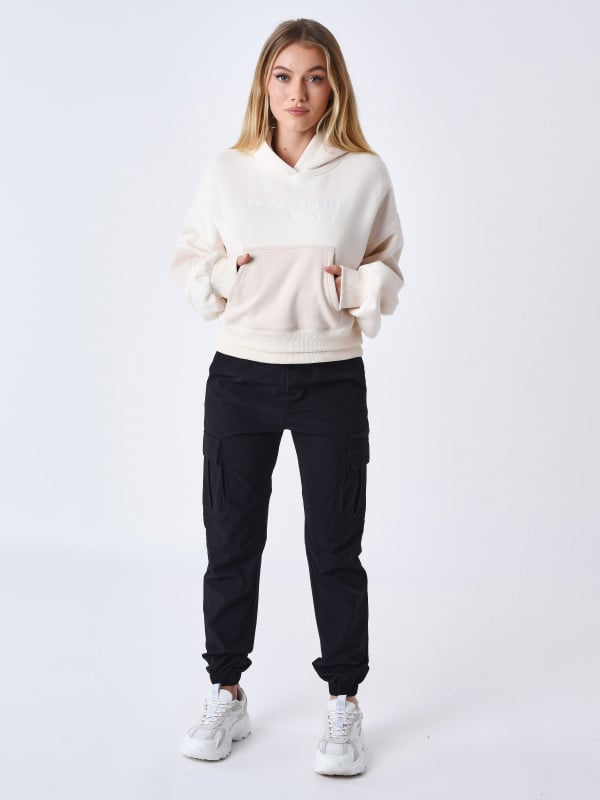 project x paris Sweat à Capuche bicolore