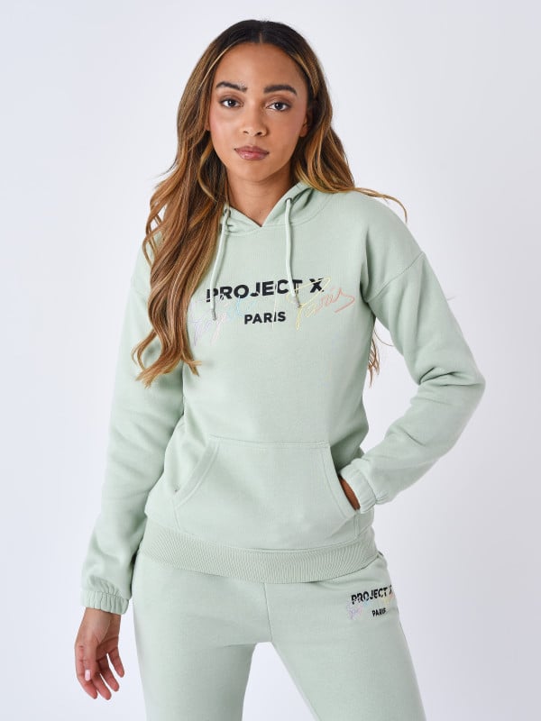 project x paris Sweat à Capuche brodé