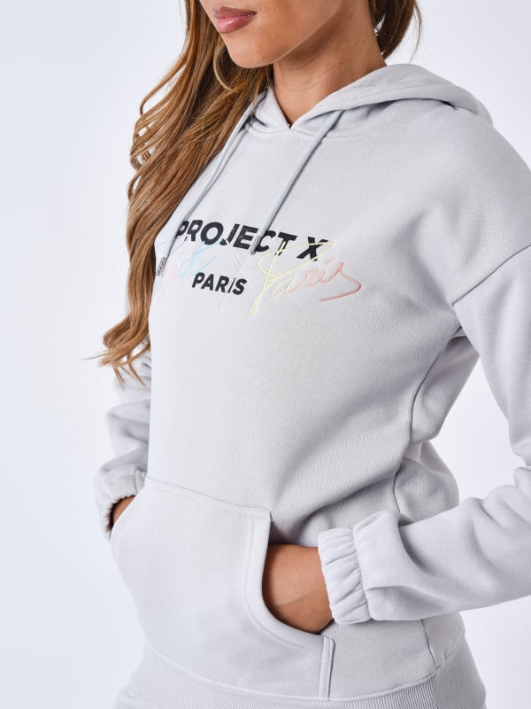 Project X Paris Sweat à Capuche Brodé