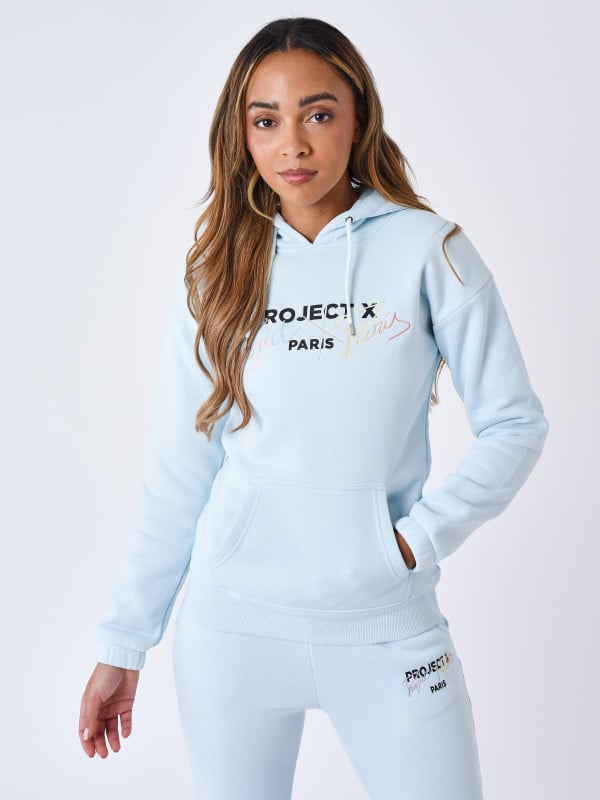 project x paris Sweat à Capuche brodé