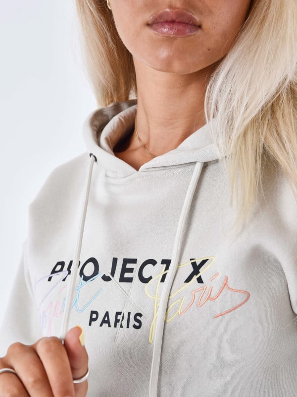 Project X Paris Sweat à Capuche Brodé