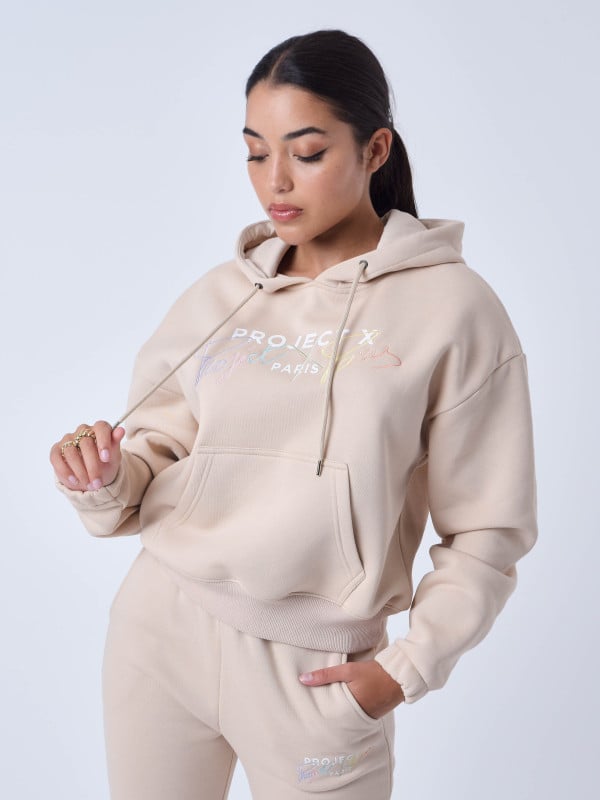 project x paris Sweat à Capuche brodé