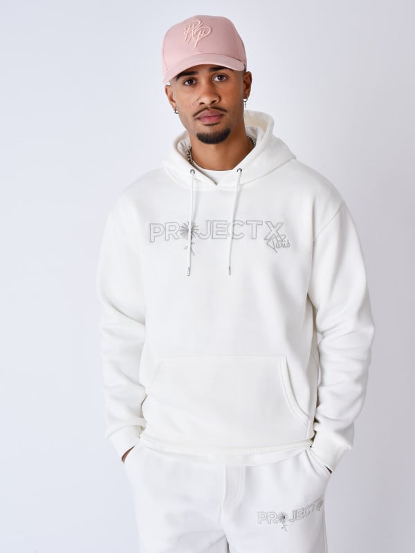 project x paris Sweat à Capuche brodé Daisy