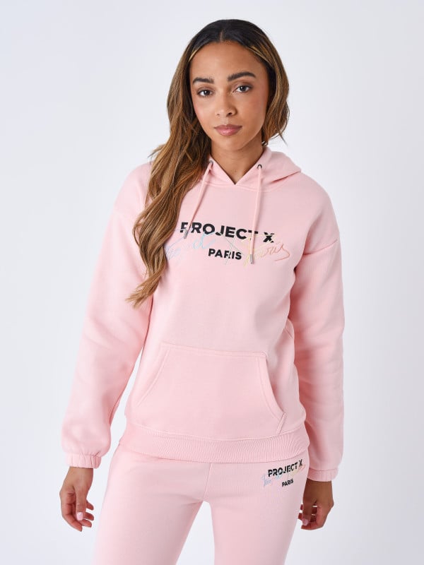project x paris Sweat à Capuche brodé